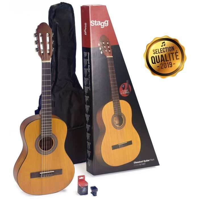 STAGG Pack Complet Guitare Classique C440 PACK 4/4 Naturel
