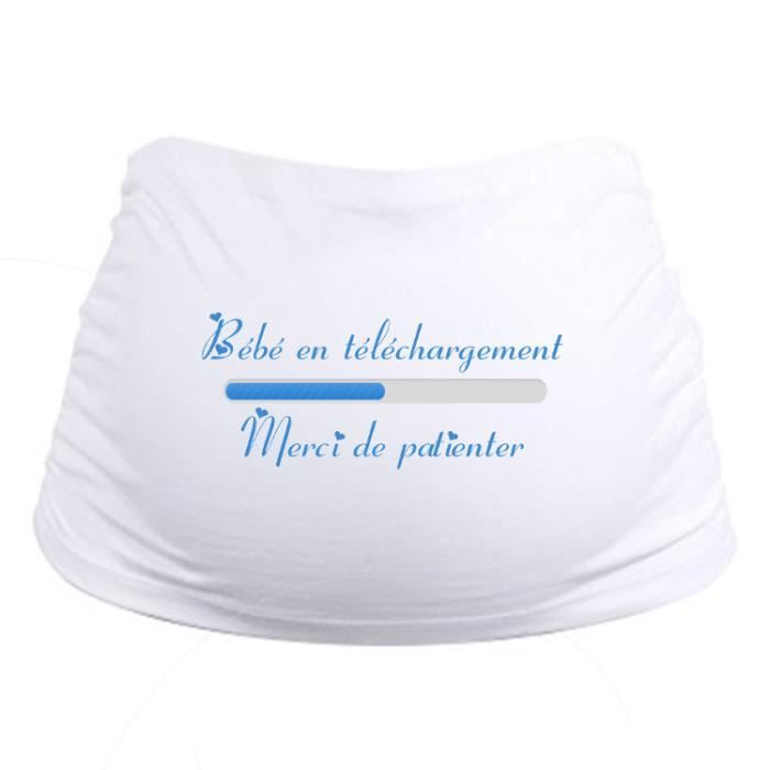 Bandeau de grossesse personnalisable, ceinture de grossesse bébé en téléchargement !