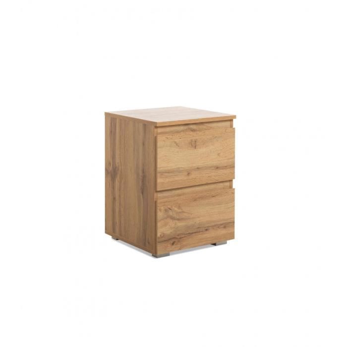 Chevet en bois imitation chêne - CO7064