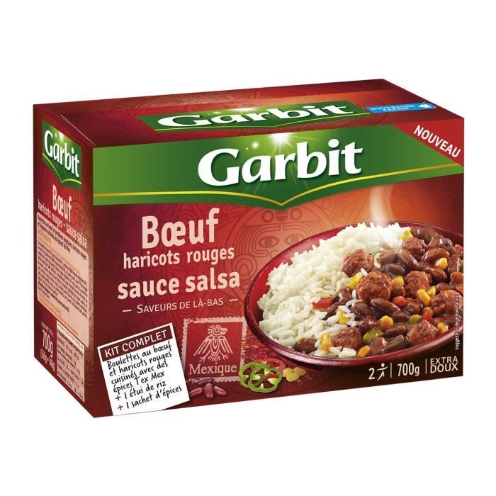 WILLIAM SAURIN Bœuf Haricots Rouges Sauce Salsa Garbit - 700 g