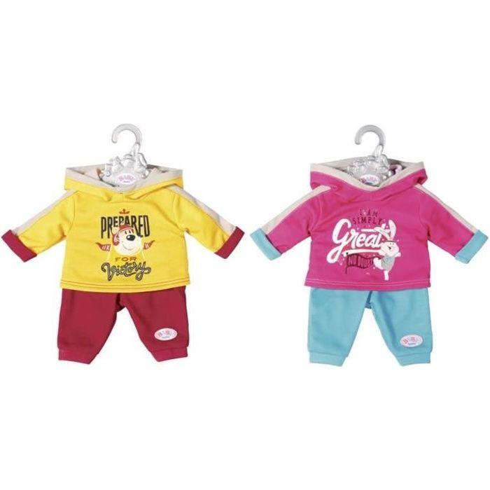 BABY Born Ensemble de loisir pour poupée de 43cm