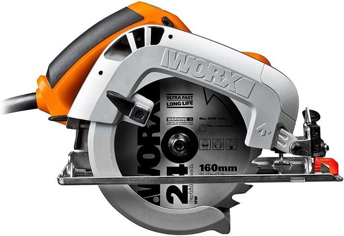 WORX WX425 1200W Circular Saw - 160mm Blade With 55mm Cutting Capacity