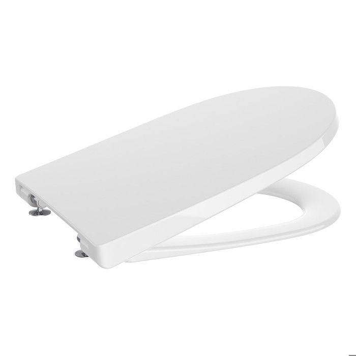 ROCA Abattant WC ONA frein de chute, déclipsable - Blanc brillant ...