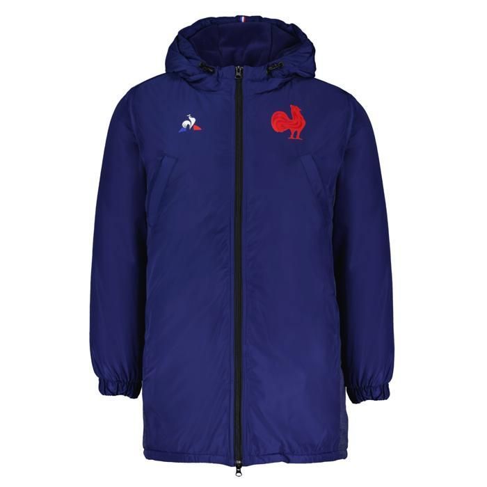 Veste d entrainement XV de France 2023 24 blue Cdiscount Sport