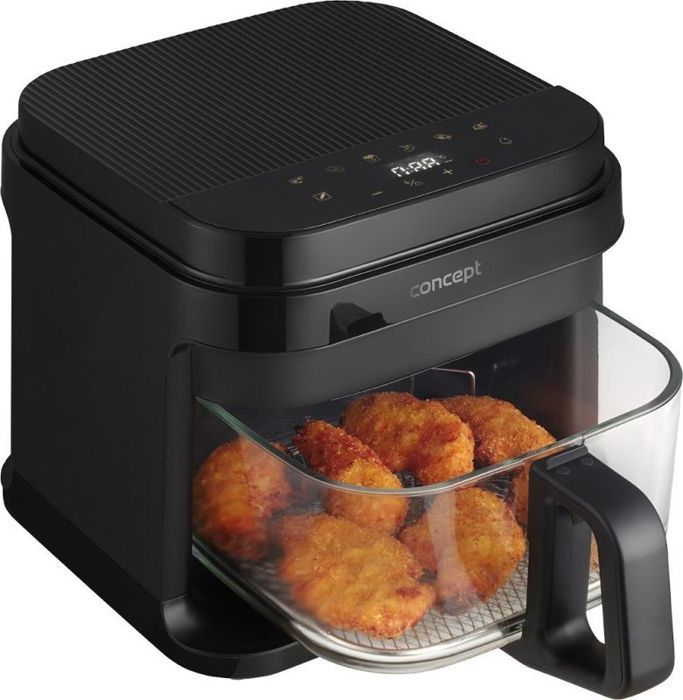 Friteuse électrique - CONCEPT - FR5500 - 55 l - Noir - Friteuse à air