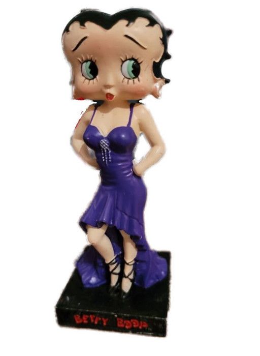 Statue Betty Boop XXL En Résine - Robe Fuchsia - 120 Cm - Décoration