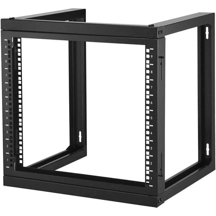 Cache Un Rack Informatique Rack Mural 9U-Duoku-Capacité 150 lb-Rack Serveur à Cadre Ouvert-Acier ...