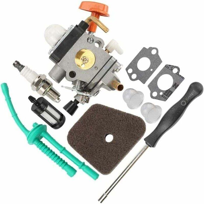 Membrane Carburateur Debroussailleuse Kit Carburateur Débroussailleuse CYWVYNYT - 12 Pièces Incluant Bougie, Filtres Et Tuyaux - Compatible 52cc/49cc/43cc Kit Reparation Pneu Voiture Membrane Carburateur Debroussailleuse Kit Carburateur Débroussailleuse CYWVYNYT - 12 Pièces Incluant Bougie, Filtres Et Tuyaux - Compatible 52cc/49cc/43cc Kit Reparation Pneu Voiture