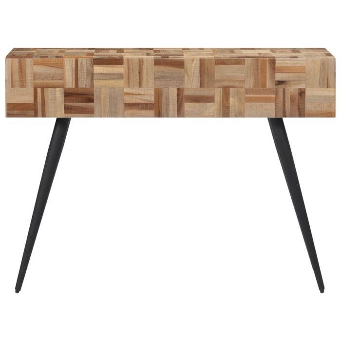 JILLS - Console Meuble - charge 20 kg - Table console - VIDAXL - 110x34x80cm teck de récupération massif OCT98223034