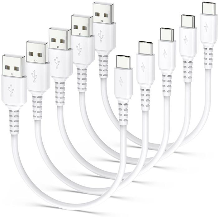 Câble USB C Court -KAL- Court [5Pcs 30Cm],Charge Rapide 3A,Compatible ...
