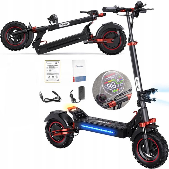 Iscooter Ix4 Trottinette Électrique Tout-terrain - 800w 48v 15ah - Max