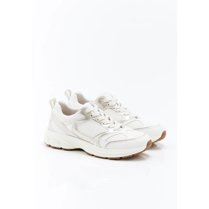 DAMART Damart - Baskets Climatyl style rétro - Blanc Cassé