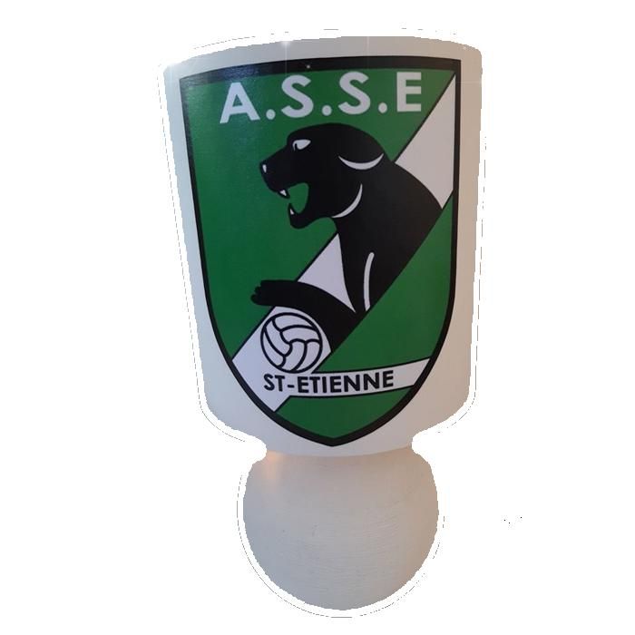 l idee all lampe de chevet blanc Personnalisable foot ASSE ST Etienne