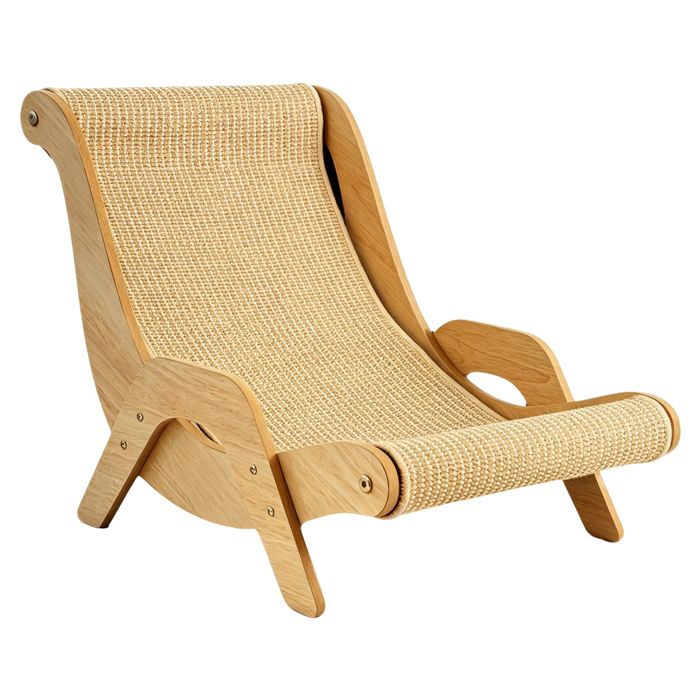 Lit à griffoir sisal pour chat – Taille XXL – Griffoir naturel – Durable – Jusqu’à 30 kg – Pour se reposer dormir soleil