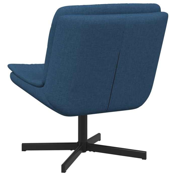 Magnifique Chaise pivotante Bleu 63x75x76 cm tissu - design polyvalent - pour maison - Bleu 13.7 kg 2026_917059