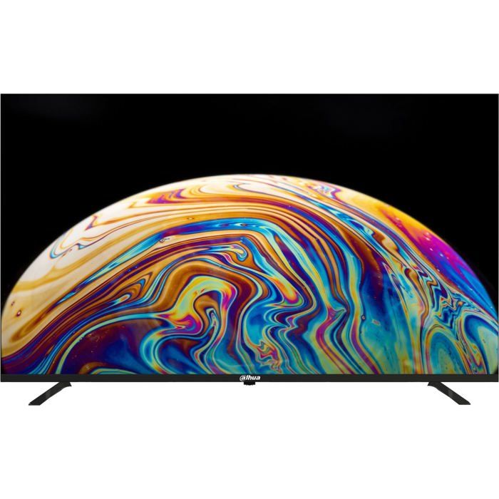 Téléviseur QLED 4K noir Dahua 43 Ultra HD 3840 x 2160 Android 11 Wi Fi intégré Bluetooth 60 Hz