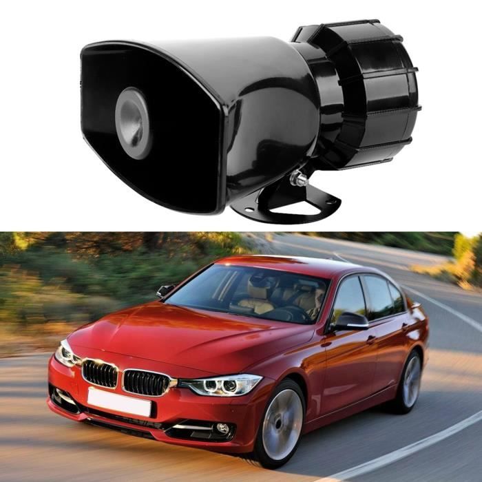 Klaxon De Voiture Avec Son D'aboiement De Chien - 4 Niveaux De Volume Réglables - Compatible 12V-80V (voiture, Moto, Scooter) - Pour Alerte Marche Arrière Ou Déco - 3