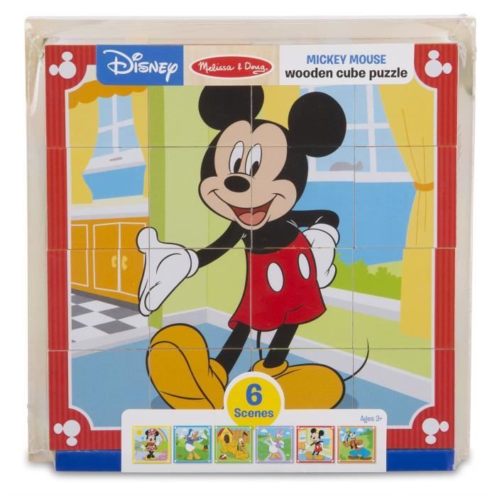 Puzzle cube bois disney clearance