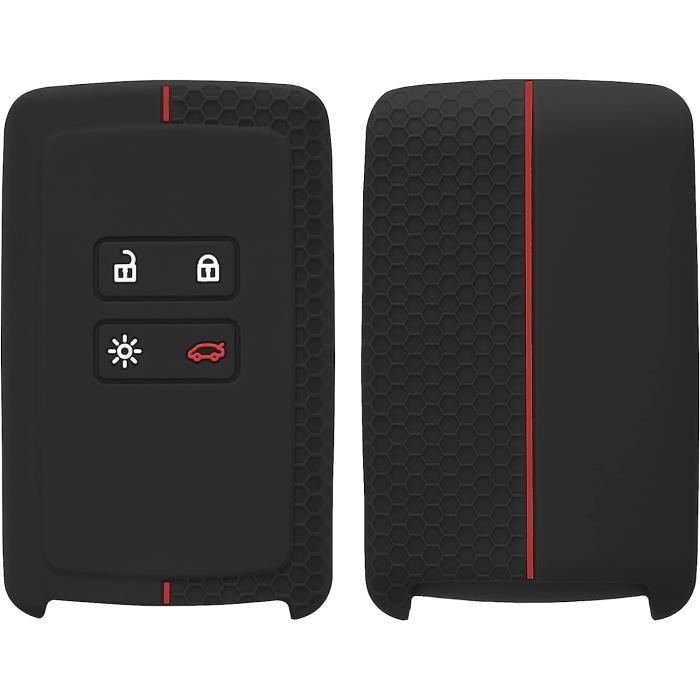 Coque Clé De Voiture Compatible Avec Renault Smart Key 4-Bouton (Keyless Go  Uniquement) Accessoire Clé Voiture-Protection [u704] - Cdiscount Auto
