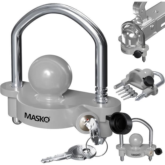 Antivol Universel Pour Remorque Attelée Et Non Attelée - Compact Et Polyvalent