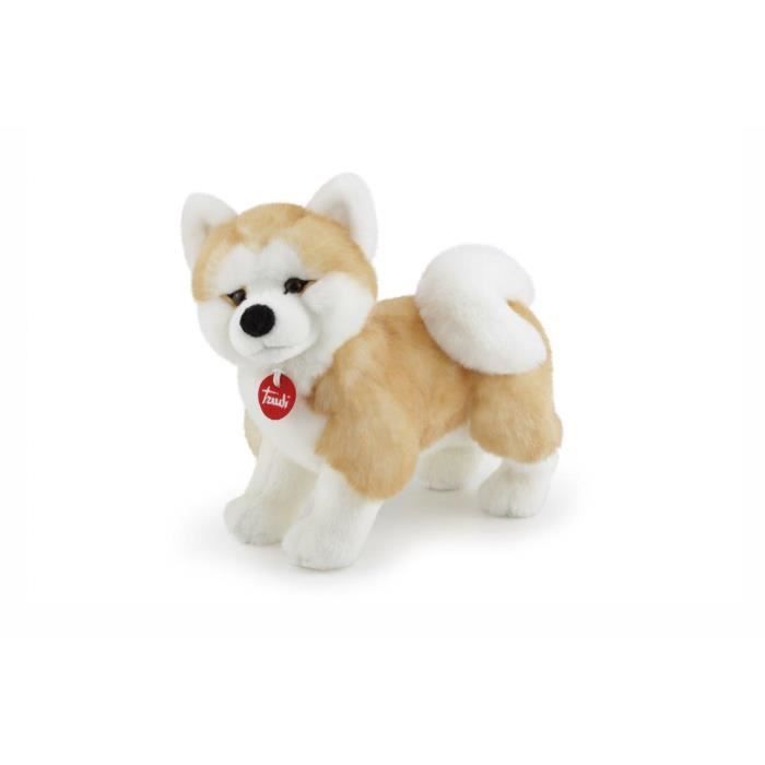 Peluche Trudi Cane Akita Inu Ascanio Trudi Peluche Blanc Dore Cdiscount Jeux Jouets