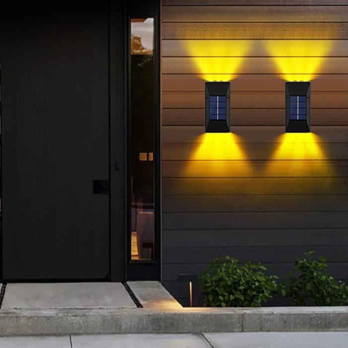 Glintoper Lot De 2 Lampes Solaires Décoratives D'extérieur En