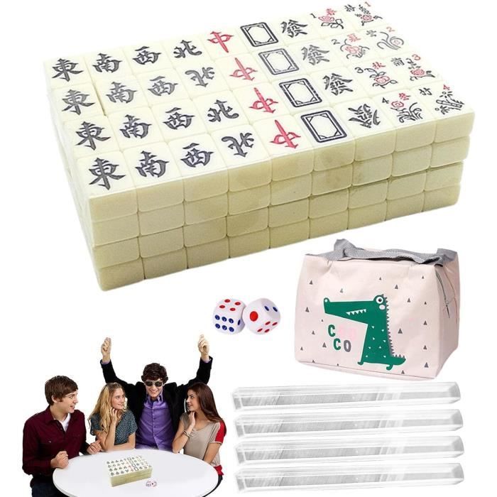 Tsawntd Mah Jong, Mahjong, Juego de Mahjong de 65 Piezas, Lindos Azulejos de Dibujos Animados de Comida y Perros, Juego de Rompecabezas portátil para Familia y Fiesta, 24mm Tsawntd Mah Jong, Mahjong, Juego de Mahjong de 65 Piezas, Lindos Azulejos de Dibujos Animados de Comida y Perros, Juego de Rompecabezas portátil para Familia y Fiesta, 24mm
