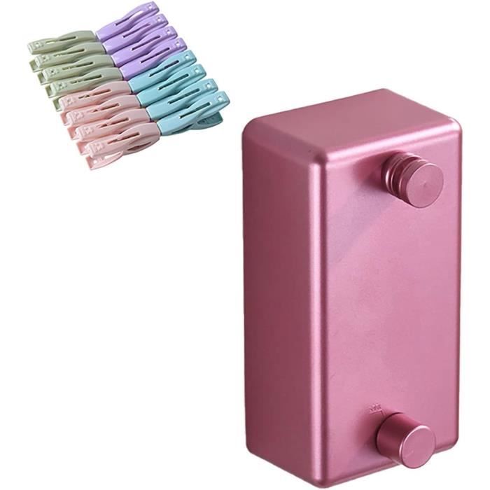 Corde à Linge Rétractable Inox – Gain De Place Pour Balcon, Salle De Bain