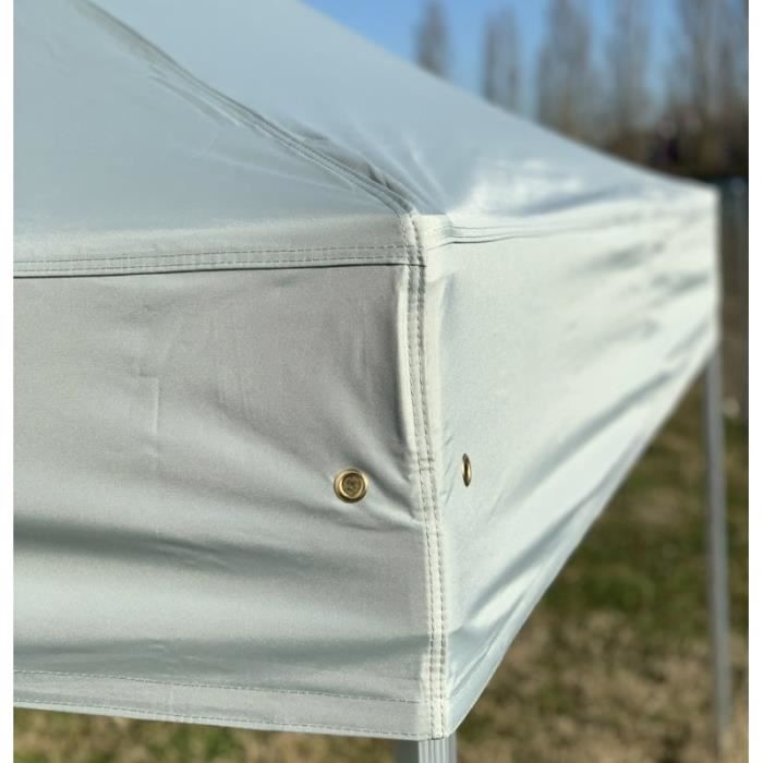 Tente Barnum Pliante Professionnelle 3x3m - Structure Alu 45mm, Toile 450g/m² étanche - Vert Pomme