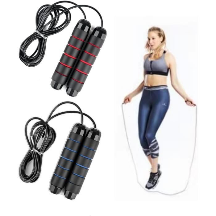 Corde À Sauter Avec Poignée En Mousse SoupleCorde À Sauter De FitnessCorde À Sauter Pour Adultes