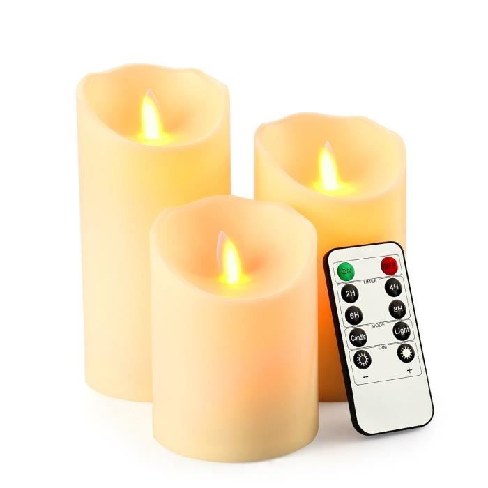 Lot De 3 Bougies Led A Piles Avec Flamme Vacillante Controle Par Telecommande Et Minuteur Bougie Electrique Realiste Et Lumineuse La Achat Vente Bougie Anniversaire Cdiscount Lot De 3 Bougies Led A Piles Avec Flamme Vacillante Controle Par Telecommande Et Minuteur Bougie Electrique Realiste Et Lumineuse La Achat Vente Bougie Anniversaire Cdiscount