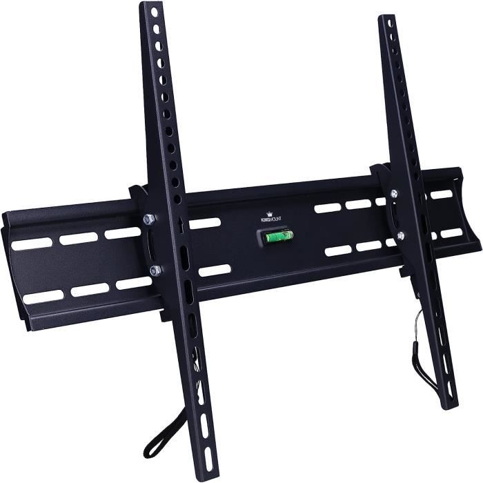 Support TV Mural LEADZM Plat Universel Pour écrans 32 à 70 Pouces - Inclinable -10°/+10°