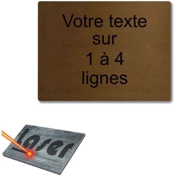 Plaque de porte personnalisable