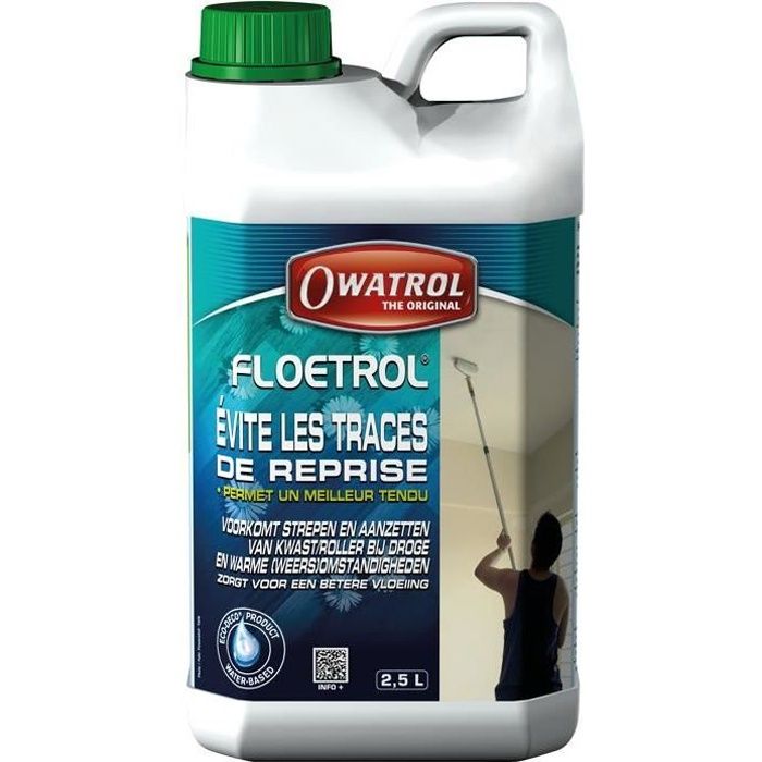 Owatrol Floetrol Medium De Lissage Pour Pouring Acrylique Plafonds Murs Facades Gel Pouring Decoratif 2 5 L Achat Vente Peinture Vernis Floetrol Owatrol Cdiscount