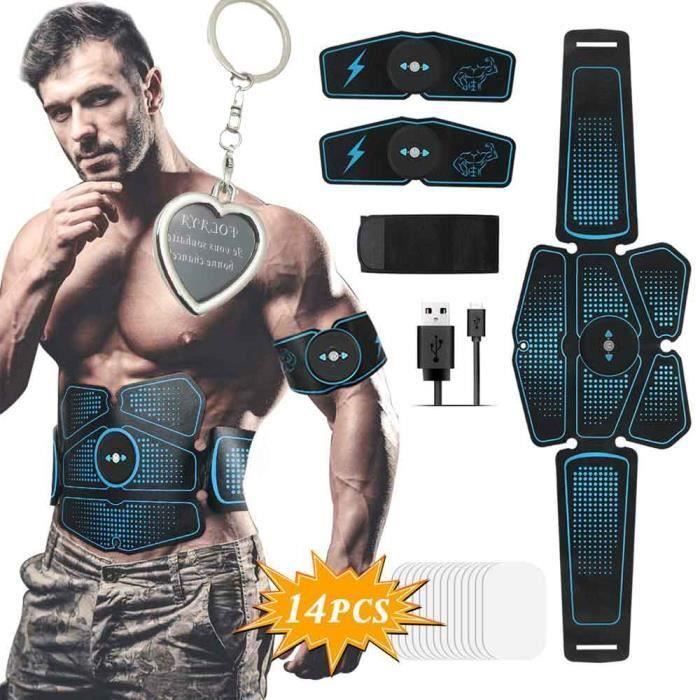 EMS Ceinture Abdominale Electrostimulation, ABS Stimulateur Musculaire avec  8 Modes Trainer pour Abdomen-Bras-Jambes - Cdiscount Sport