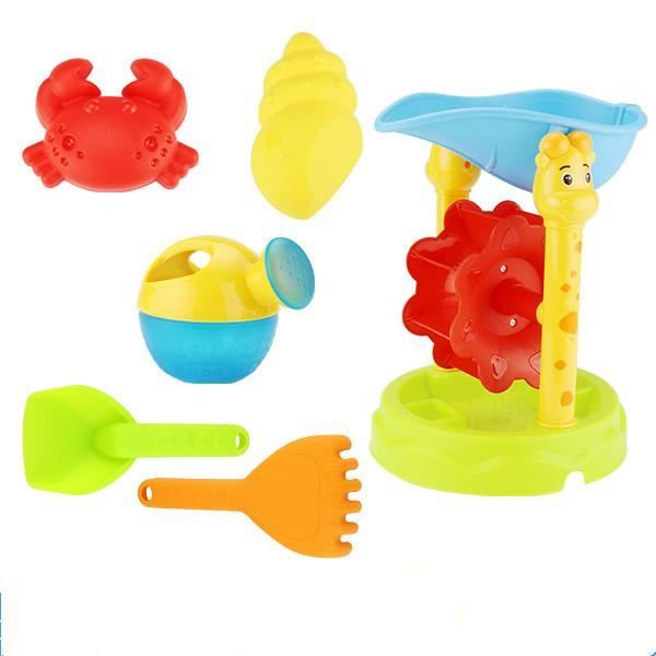 Jeux De Plage Enfant 6 Pieces Jouet Plage Avec Seau Plage Moules A Sable Sac En Filet Jeu De Plage Jeux D Eau Exterieur Cdiscount Jeux Jouets