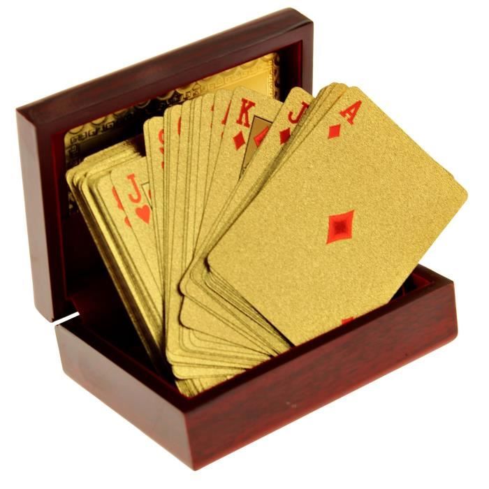United Entertainment cartes à jouer en or avec boîte de rangement