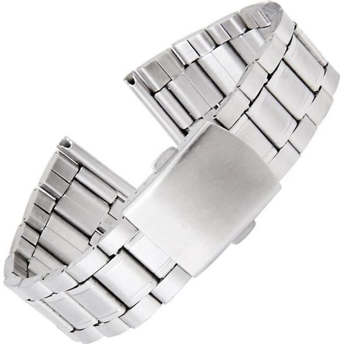 Bracelet de on sale montre homme acier