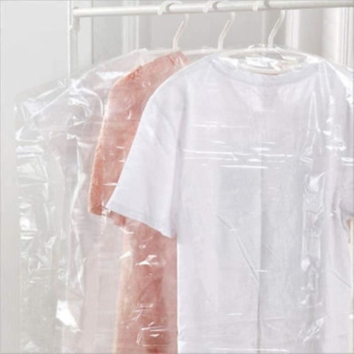 Sac plastique transparent pour vetement store