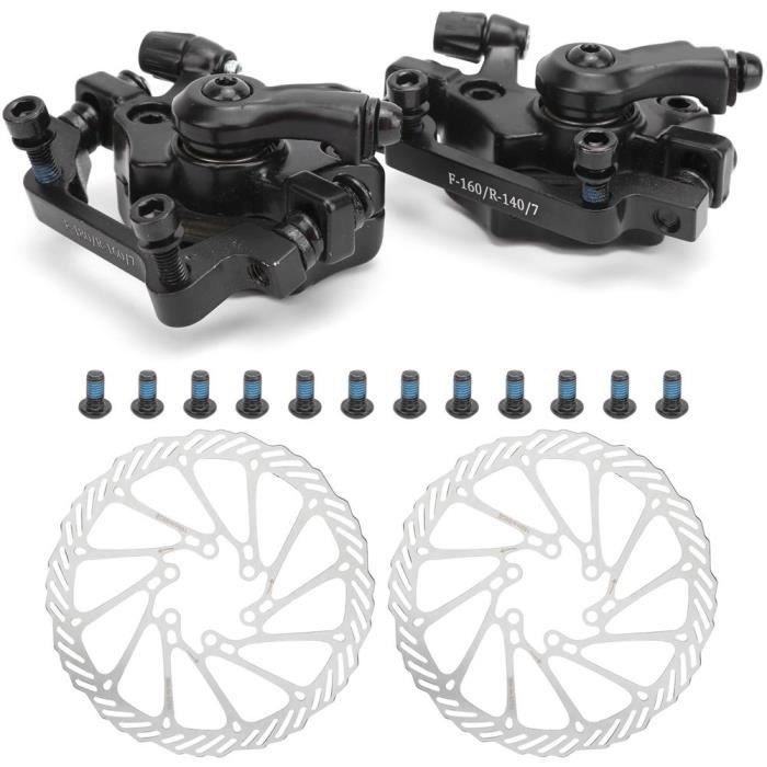 Vélo de Route 1 Paire HB100 Disque de Frein de Vélo et étrier Avant//Arrière de Frein à Disque Mécanique de Route de Montagne pour VTT Jeu de Freins à Disque de Vélo BMX