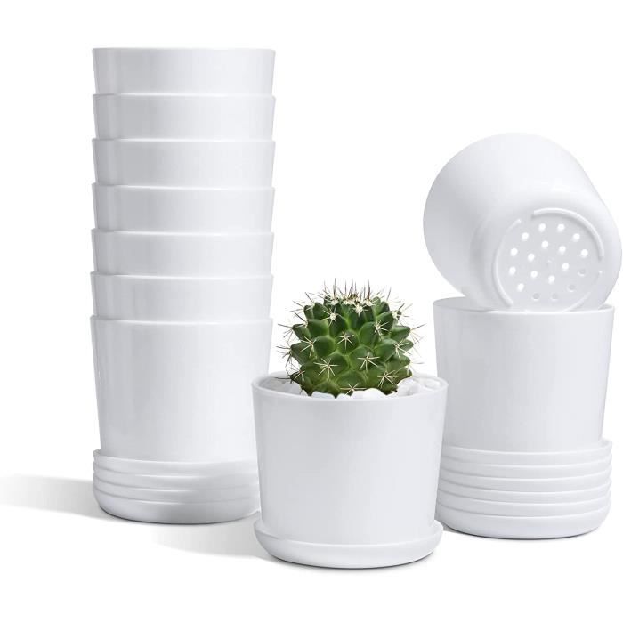 Pot pour Plantes Cactus Fleur D/écoration de Maison Bureau Cadeau de Mariage T4U 2pcs 10cm Jardini/ère Suspendue /& Pot G/éom/étrique pour D/écoration Murale