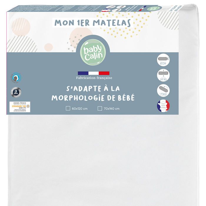 Babycalin Matelas Lit Basic 26kg/M3 