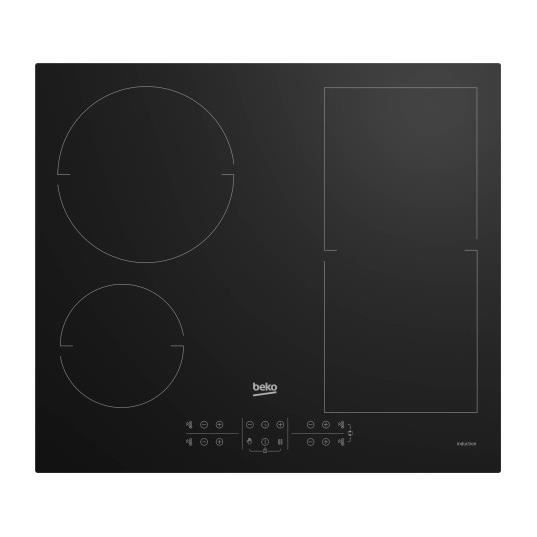 Plaque de cuisson induction BEKO - 3 feux - 58x51 cm - HII63200MTB -  Cdiscount Electroménager
