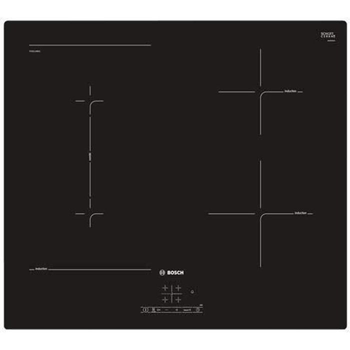 Bosch Plan De Cuisson Pvs611bb5e A Induction 4 Zones De Cuisson De 59 Cm Couleur Noir Achat Vente Plaque Induction Cdiscount