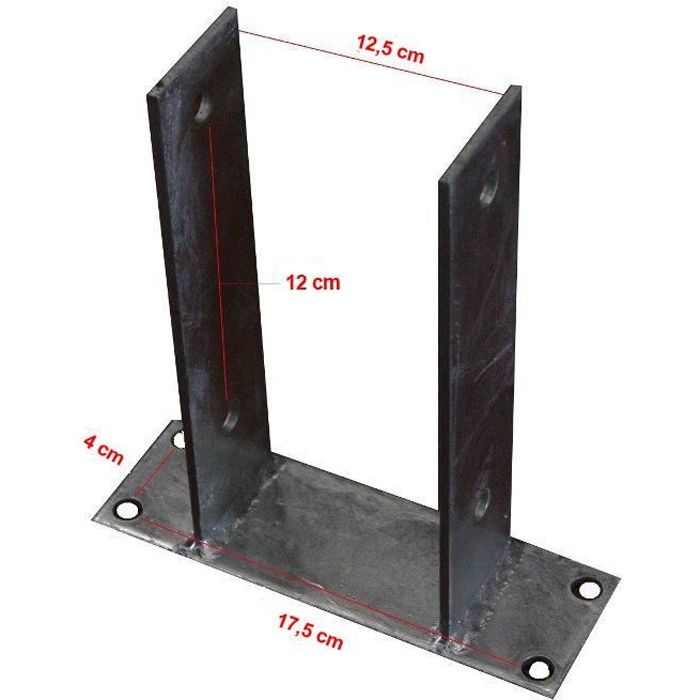 Support poteau à sceller 12x12