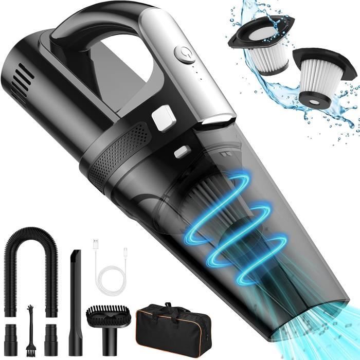 Aspirateur de voiture puissant sans fil, Machine de nettoyage Portable Aspirateur de voiture puissant sans fil, Machine de nettoyage Portable