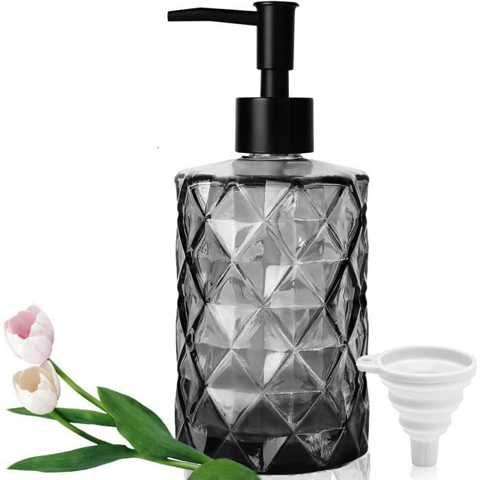 Distributeur De Savon En Verre 16oz Design Antique En Gros Bouteille Avec Pompe