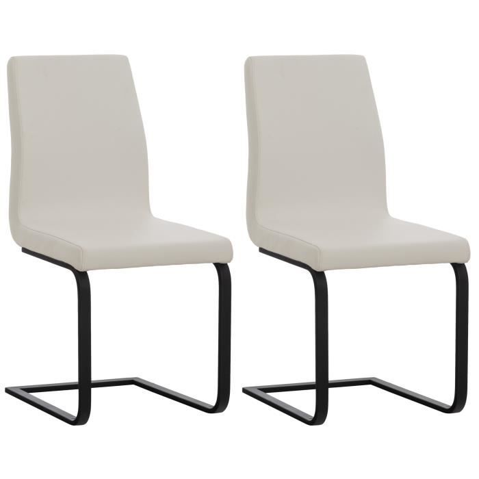 Lot De 2 Chaises De Salle à Manger Avec Accoudoirs – Design Moderne Et Confort Assuré Pour Vos Repas En Famille - 4