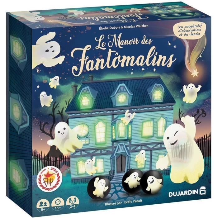 Le manoir des Fantômalins - Jeu de société - DUJARDIN - Dès 7 ans