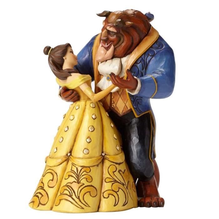 Disney Traditions Figurine Belle Et La Bete Dansant Figurine 25e Anniversaire Multicolore 23 Cm Cdiscount Jeux Jouets